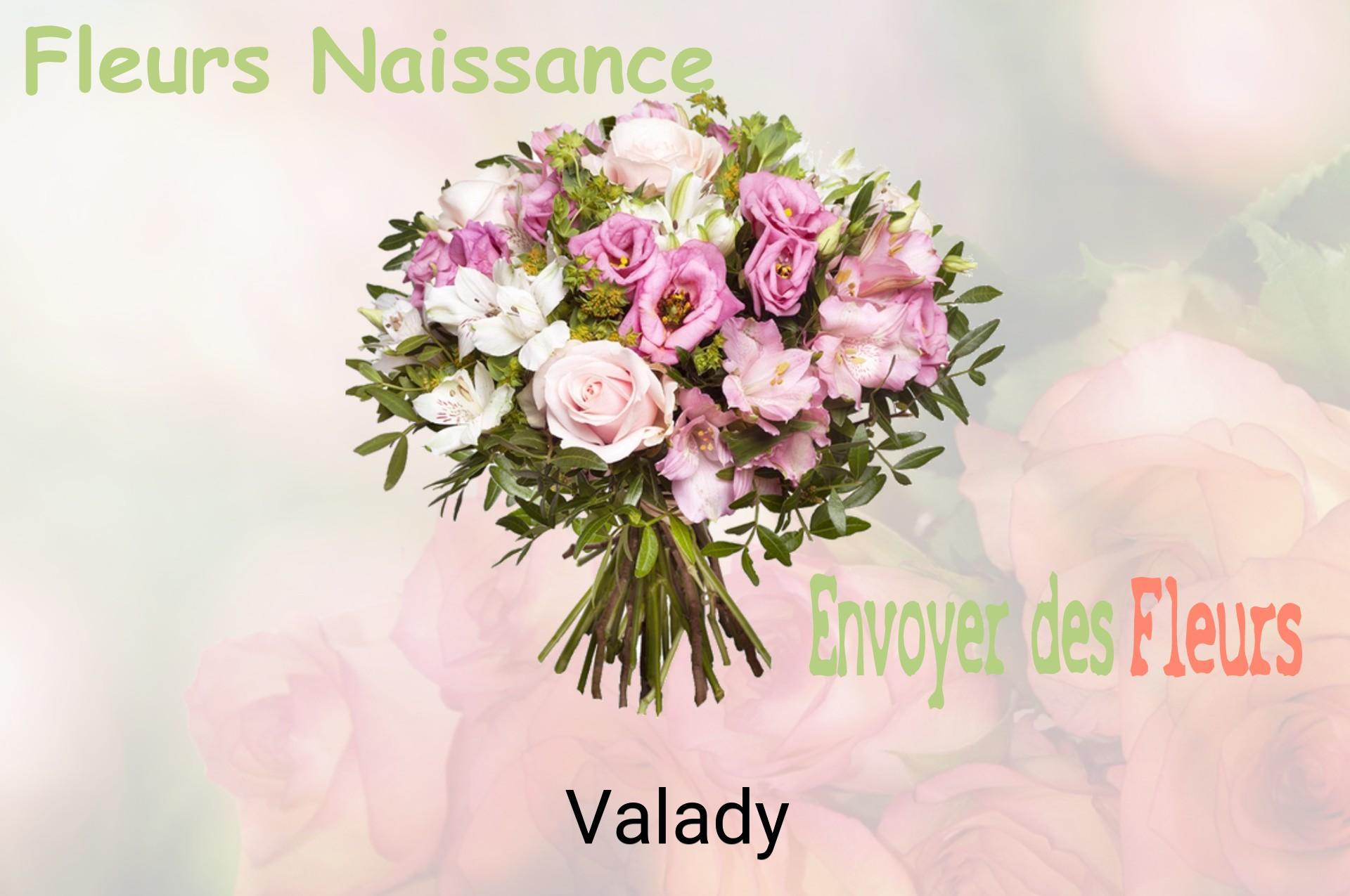 Bouquet de fleurs de naissance livré à Valady
